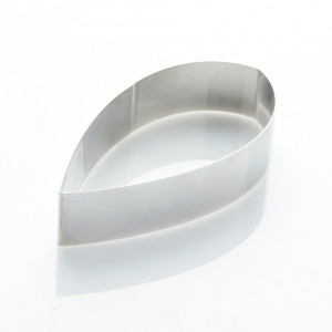 Rama Inox Quenelle 23 x 12 x H 4 cm - Img 1