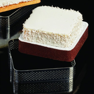Rama Microforata Tarte Patrate Colturi Rotunjite, 15x15xH3.5cm - Img 2
