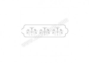 *Sablon Lateral Decor Fantezie, 34 x 9 cm