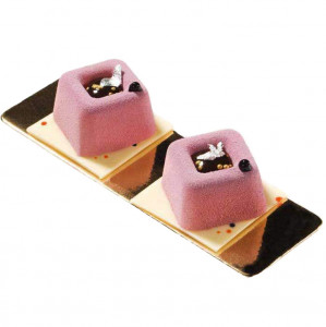 Savarin Square Medium Square Silicon Savarin Tin 4.8x4.8xH2.9cm, 15 cavities (SF081) - Img 2