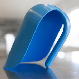 Scafa cu Baza Rotunjita 2 Litri, Material Plastic Albastru, L 27 cm - Img 7