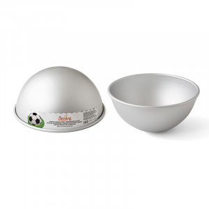 Semi-spherical baking tin, Ø 22 x H 11 cm, Anodised Aluminium, 1 pc - Img 1