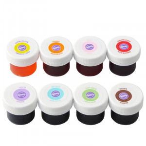 Set of 8 Wilton Gel Food Colourings, 8 pcs x 28 gr - Img 2