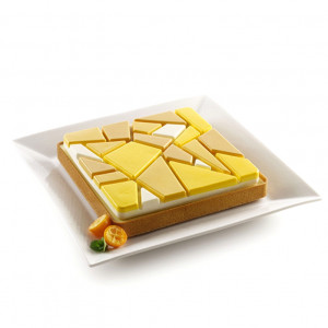 Set Tarte Liberty 20 x 20 cm, 1 Microperforated Frame + Silicon Tin - Img 1