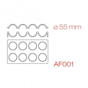 Sfere 3D Ø 5.5 cm - Matrita dubla silicon, 8 cavitati - Img 5