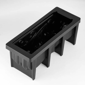 Silicon cake tin 3D Christmas sledge 25 x 8 x H 11 cm, 1350 ml - Img 2