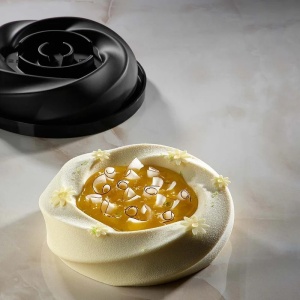 Silicon Cake Tin 3D Karma Ø 18 x H 5.5 cm, 1000 ml - Img 1