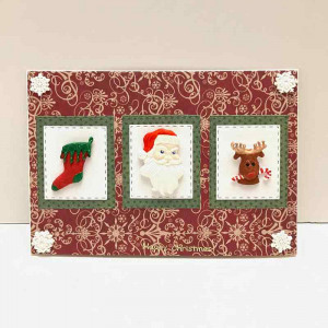 Silicon Christmas mould, 2.5 - 4 x 2 - 3 cm, 4 decorations - Img 3
