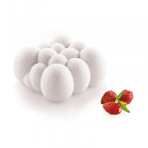 Silicon Cloud 3D mould 7.1 x 7.1 x h 3.4 cm, 6 cavities (CLOUD 120)