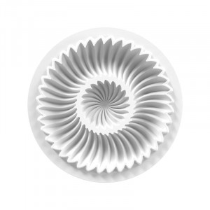 Silicon Decor Top/Insertie Crown Honore Ø 17.7 (6.9) x H 1.4 cm, 240 ml - Img 3