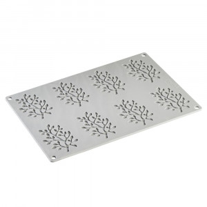 Silicon Gourmand Bonsai mould 8 x 5.5 x H 0.2 cm, 8 cavities - Img 2