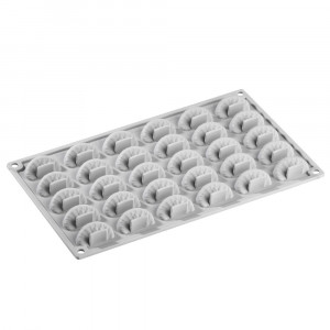 Silicon Gourmand Mandarine mould 3.8 x 2.2 x H 1.5 cm, 30 cavities - Img 2