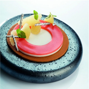 Silicon Gourmand mould Small circle Ø 9 x H 0.35 cm, 11 cavities - Img 1