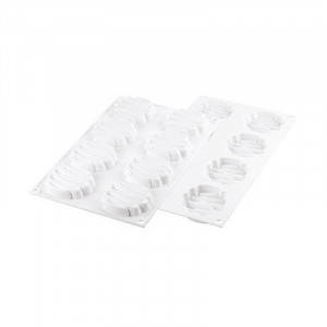 Silicon Honore forma Ø 7 x H 1,3 cm, 8 üreggel - Img 2