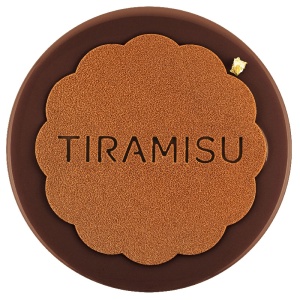 Silicon mould Decor Tiramisu Ø 18 x H 2.5 cm, 28 ml - Img 1