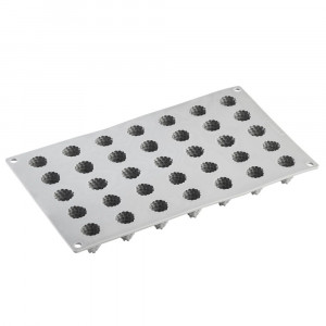 Silicon mould Gourmand Blackberry/ Raspberry Ø 2.4 x H 2.7 cm, 35 cavities - Img 3
