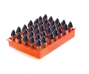 Silicon mould Inghetata / Mignon Fiamma Ø 3 x H 3.5 cm, 26 cavities, 12.5 ml - Img 7