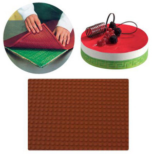 Silicone Floor Mats Silicon Blat Decor Relief Pattern Buline, 60x40cm - Img 3