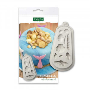 Silicone Mould Decor Marine - Snails, Shells - 10 Subjects - Img 1