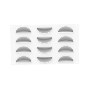 Silicone mould Maritozzo Ø 6.8 x H 4 cm, 6 cavities x 117 ml + Silicone mould Insert 12 cavities - Img 2