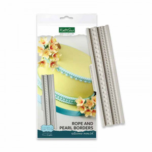 Silicone Moulding Twisted and Beaded Corded Beads, 2 Subjects L 20 cm - Img 2
