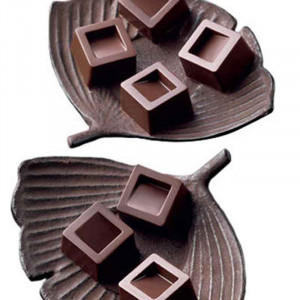 Silicone Praline mould Silikomart Cub 2.6 x 2.6 x H 1.8 cm, 10 ml, 15 cavities (SCG02) - Img 2