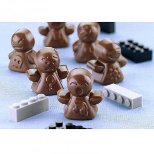 Silicone Praline mould Silikomart Mood 3.3 x 3.4 x H 1.7 cm, 8 ml, 12 cavities (SCG15) - Img 2