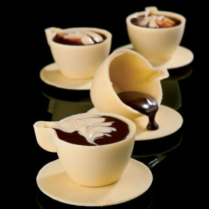 Small Chocolate Chocolate Teacups Ø5xh3.2cm - Polycarbonate mould - Img 3