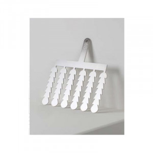 Spatule Inox Decor Ciocolata - Ecler model, 12x2.5 cm, 6 tije