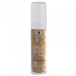 SPRAY Bronz Perlat, Colorant Alimentar Liposolubil fara E171, 100 ml, Azo Free