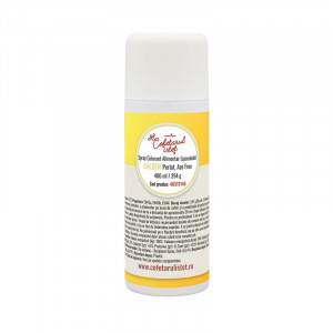 SPRAY Pearly Yellow - Fat Soluble Food Colour 400 ml, Azo Free