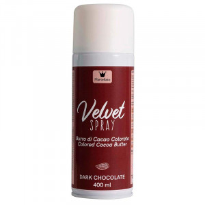 SPRAY VELVET - Étcsokoládé ételfesték E171 nélkül, 400 ml