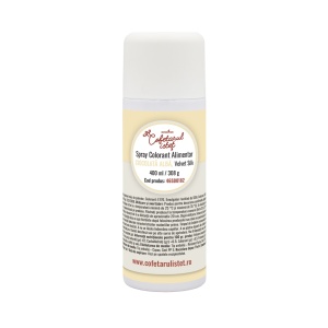 SPRAY VELVET Silk - Хранителен оцветител за бял шоколад 400 ml