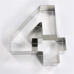 Stainless steel branch, Ø30xH4cm - Img 2