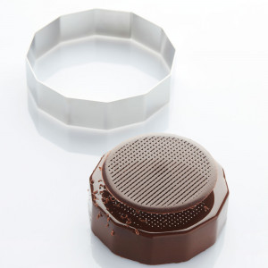 Stainless steel Diamond Rim Ø 17 x H 4 cm - Img 2