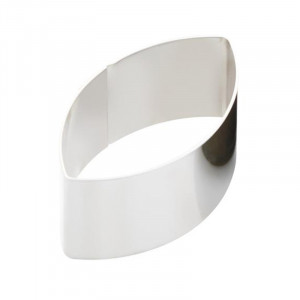 Stainless steel Elipsa 22 x 12 x H 4 cm - Img 1