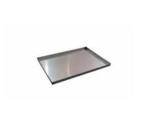 Stainless Steel Tray Neperforat - 4 Edges, 60x40xh3cm - Img 2