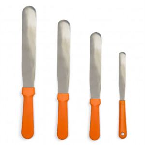 Straight Levelling Spatula in Stainless Steel with Plastic Handle, Blade L 13 x 2.2 cm - Img 4