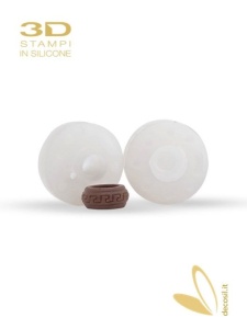 Szilikon forma 3D jegygyűrű, Ø 3 x 1,3 cm - Img 2