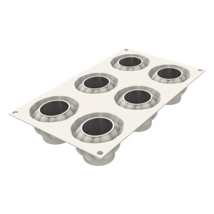 Szilikon tökfőzelék Ø 6,7 x H 5 cm, 6 üreg x 100 ml - Img 4