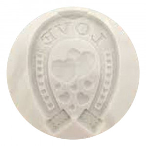 Szilikon Valentin-napi forma - LOVE, 7 x 5,3 cm