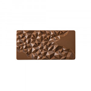 Tablete Ciocolata 15.5 x 7.7 x H 1 cm - Matrita Policarbonat Choco Bar Fragment, 3 cavitati, 100 gr - Img 3