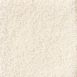 White Sugar Pearls Glittering Ø 2mm, 100 gr - Img 2