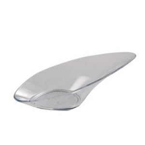 Wing Saucers 10 x 5 x H 3 cm, Plastic Transparent, Set 20 pcs