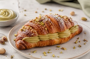 Крем за мазане с бял шоколад и фисташки, Galak Nestle, 3 кг - Img 2