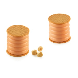 Силиконова форма за сладки слоеве Ø 5,5 x H 5,5 cm, 6 кухини x 120 ml - Img 8