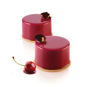 Силиконова форма Цилиндър с една порция Ø 5 x H 3 cm, 24 кухини, 200 ml (SQ080) - Img 1