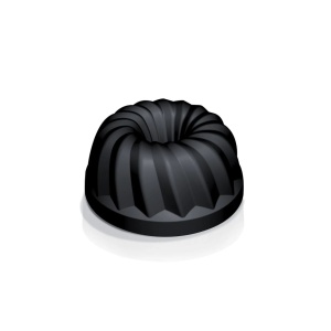 Силиконова форма Gugelhopf за единични порции Ø 7,2 x H 3,5 cm, 35 кухини, 90 ml (SQ011) - Img 2