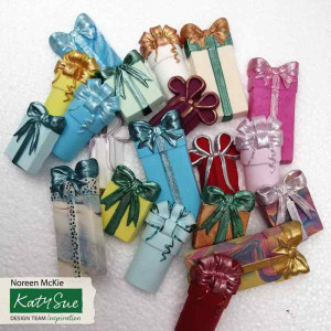 Силиконови подаръци за формоване 5 предмети 5,5 - 3 x 2,3 - 2 cm - Img 7