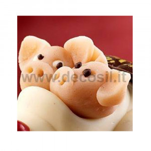 Силиконов калъп Purcelus 3D cap, Ø 4,5 x H 4 cm - Img 2